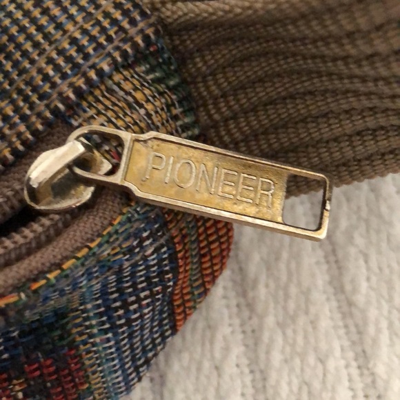 Fall VTG Y2k boho Pioneer tapestry express Fanny waist hip bag - Picture 9 of 15